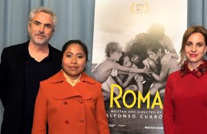 Alfonso Cuarón ha obtenido el primer Oscar para ‘Roma’, a mejor fotografía, también ha ganado la estatuilla a mejor película de habla extranjera