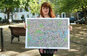 Ilustradora ha creado el mapa más perfecto de Londres