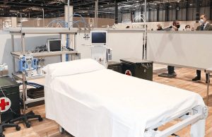 Ifema se ha transformado en hospital de campaña para atender a infectados de Covid-19