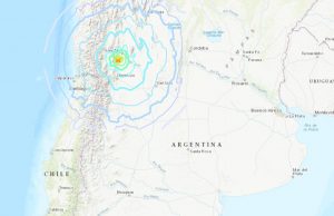 Un sismo de magnitud 6,4 se ha registrado en la frontera entre Argentina y Chile