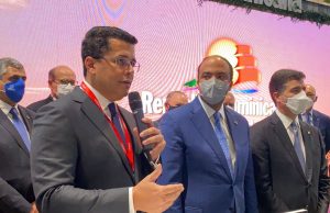 Ministro David Collado apertura stand República Dominicana en Fitur 2021