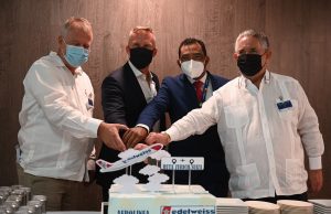 Aerolínea Edelweiss realiza vuelo directo Zúrich, Suiza a Puerto Plata