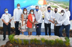 Gobierno deja iniciado trabajos de dos proyectos en playa Guayacanes a un costo estimado en 111 millones de pesos