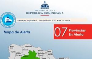 Alerta verde para siete provincias por vaguada