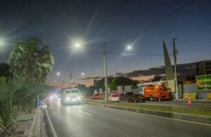 Edesur: ilumina 10 kilómetros del Malecón de Santo Domingo