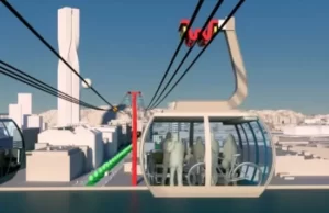 Inician operaciones de prueba del teleférico de Los Alcarrizos