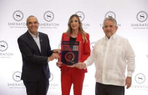 Ministerio de Turismo entrega certificación Qualitur al Hotel Sheraton.
