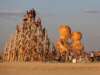 Las tormentas convirtieron en un cenagal impracticable El festival Burning Man