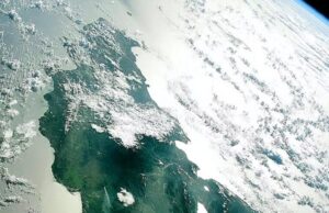 República Dominicana desde la Estación Espacial Internacional.
