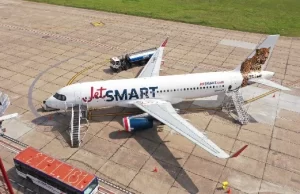 JetSMART Airlines considerada como la aerolínea más grande de Sudamérica, con 35 aeronaves.