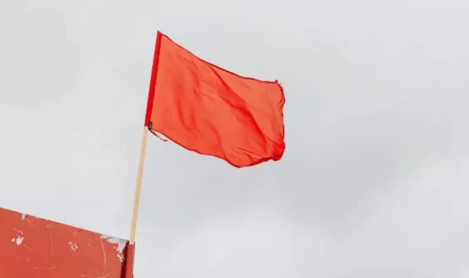 Bandera roja en todas las playas del litoral costero de Puerto Plata.
