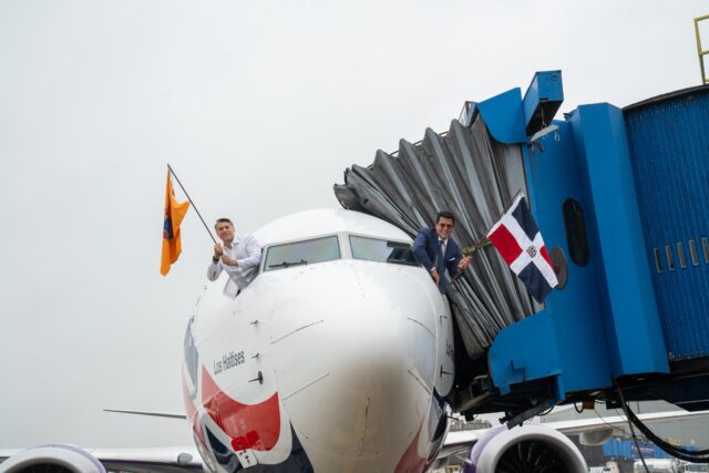 Vuelo inaugural de Arajet a Newark New York