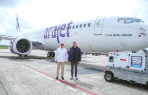 Arajet recibe su aeronave número 11 “Loma Quita Espuela”