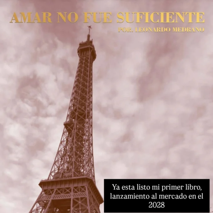 Leonardo Medrano escribe su primer libro: Cuando amar no fue suficiente