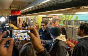 Ministro Collado lanza la nueva ruta promocional en la Línea A del tren en Nueva York
