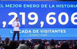 Turismo arranca con buen pie en el 2026 con la llegada de 1,219,606 visitantes en enero