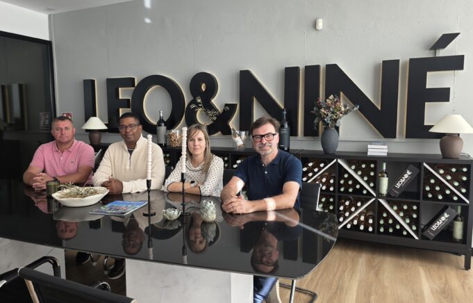 Leonardo Medrano visita la Bodega Leo&Niné en Somontano para explorar oportunidades comerciales en República Dominicana